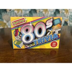1980's Awesome Trivia Card Game (100 Questions)